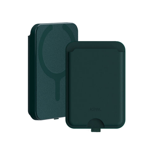 JCPal Cove Magnetic Wallet Stand for iPhone 15/14/13/12 Series MagSafe Compatible Phone Stand with Multiple Viewing Angles
